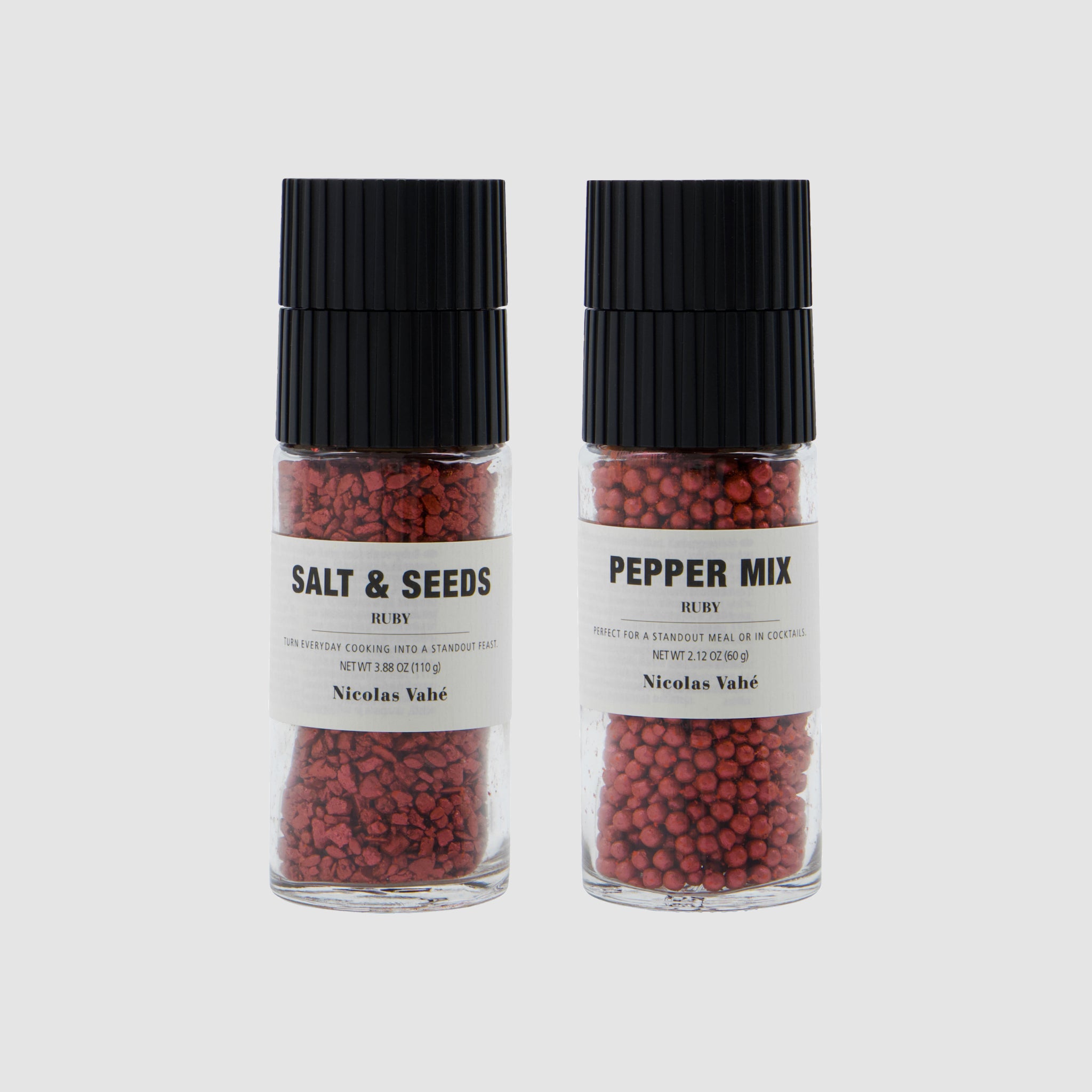 Ruby | Conjunto de Sal com Sementes e Pimenta | 170 g
