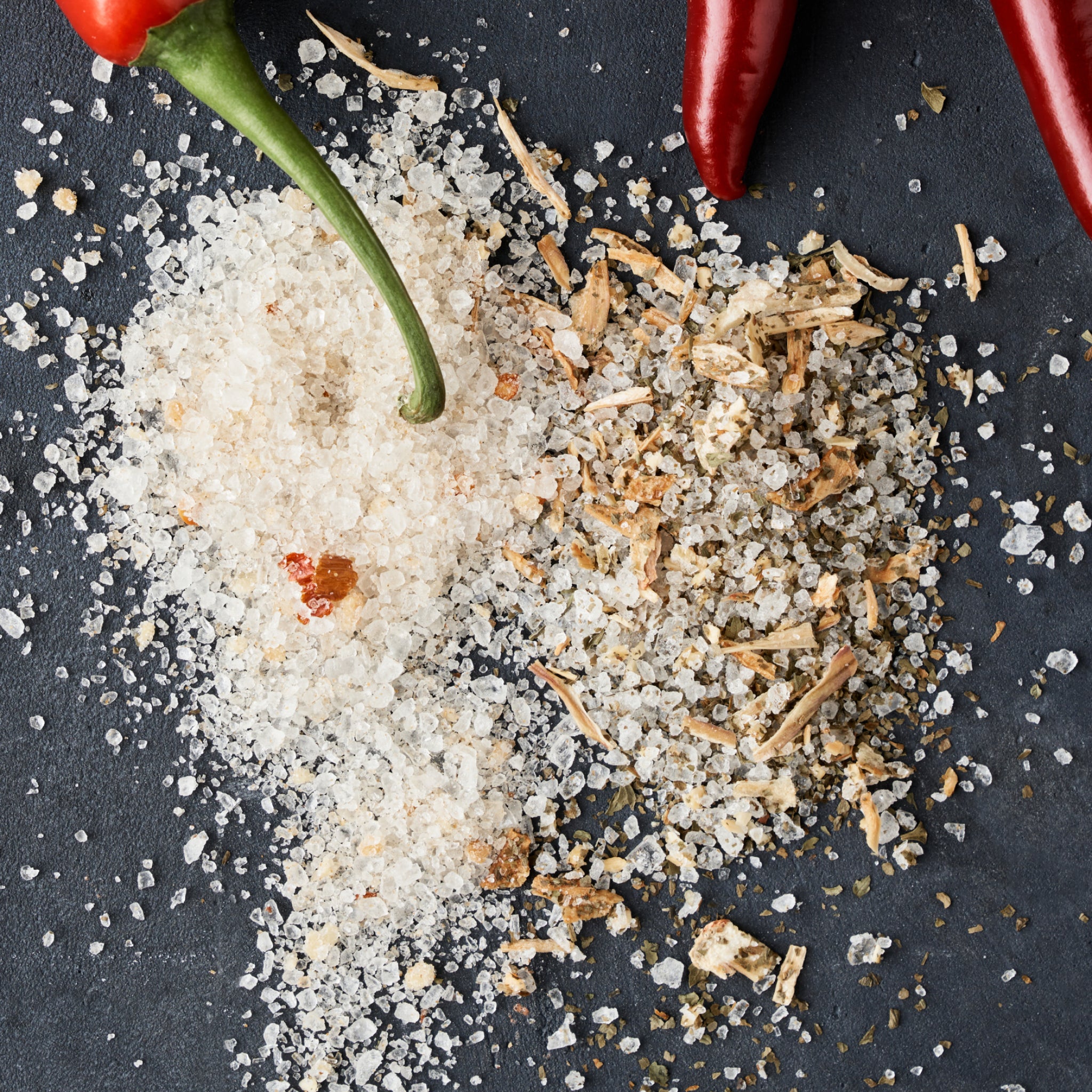Conjunto de Sal com Chili e Sal com Alho Selvagem Biológicos | 200 g