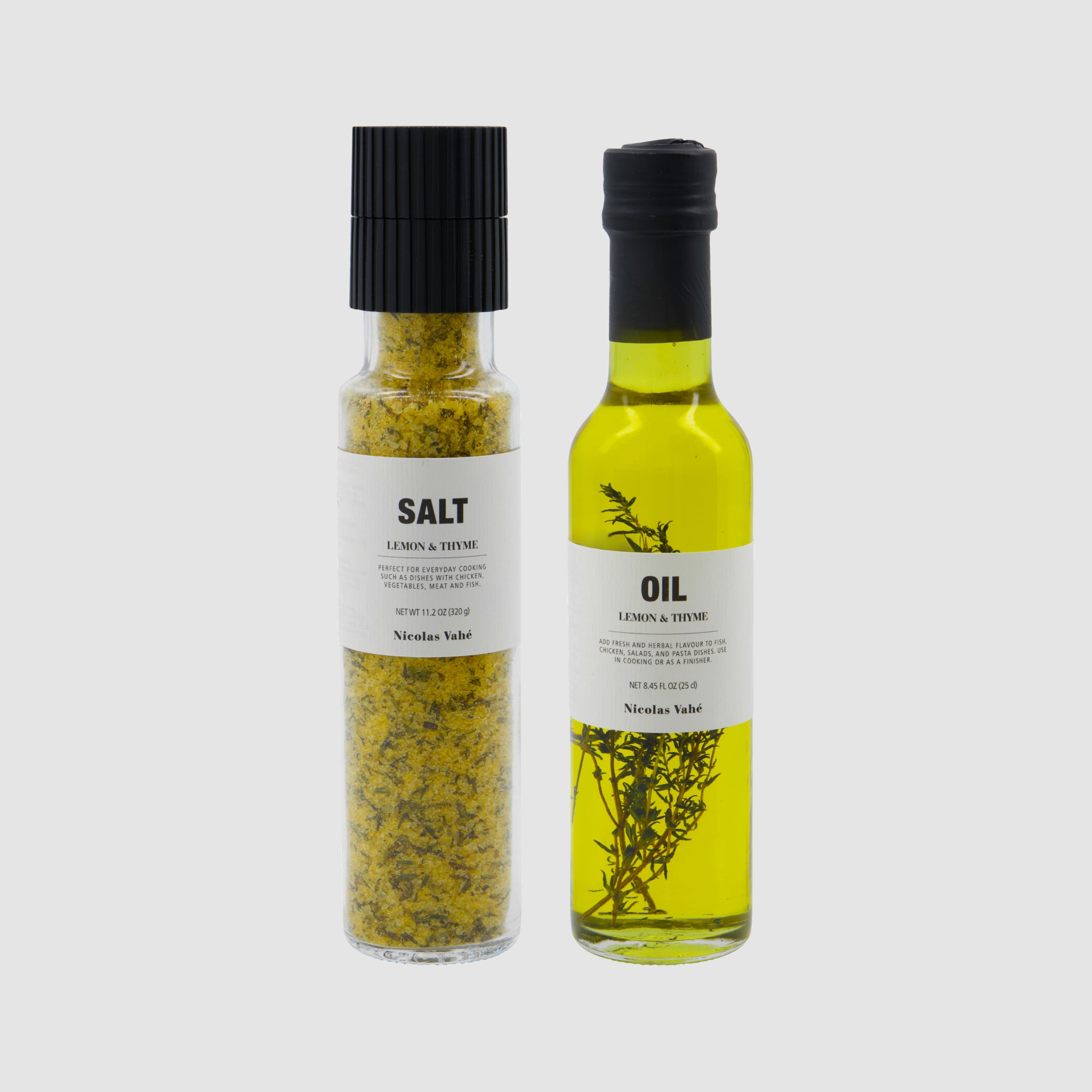 Lemon | Conjunto de Sal e Óleo com Limão e Tomilho