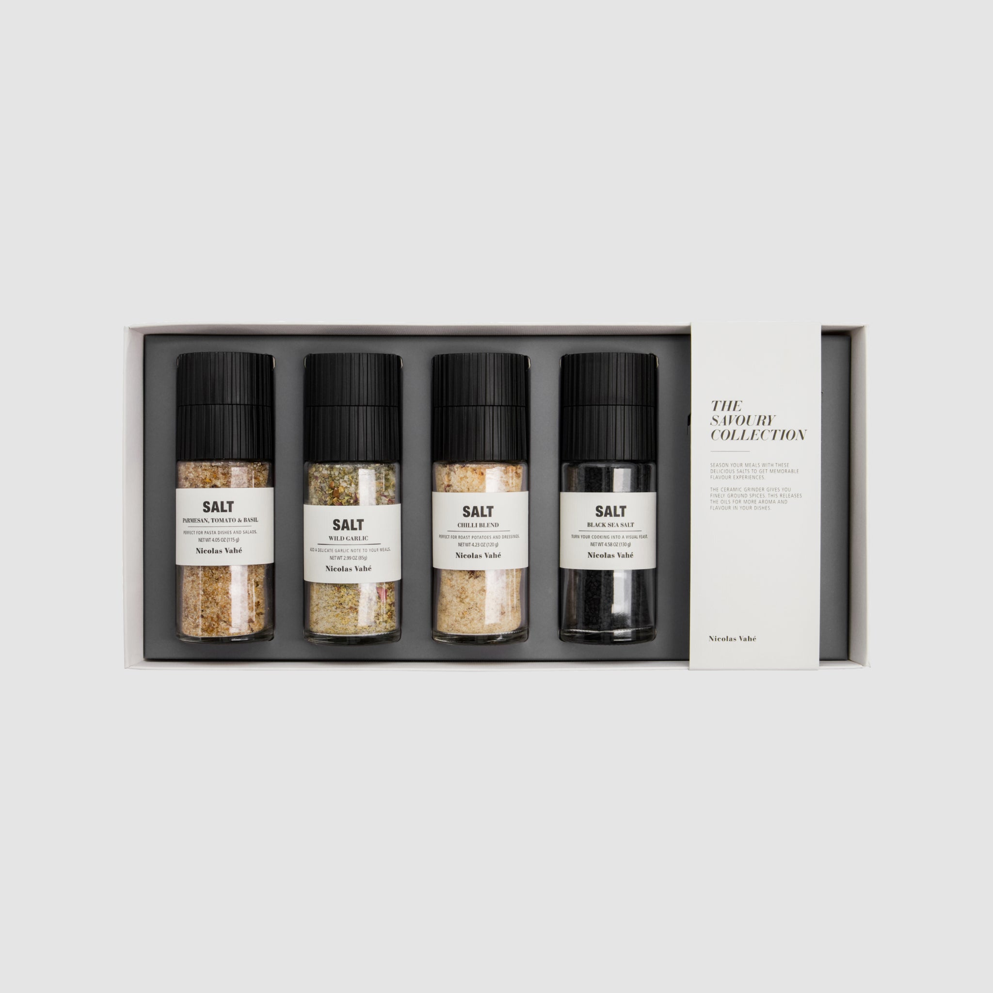 Savoury | Conjunto de 4 Sais Aromatizados | 450 g