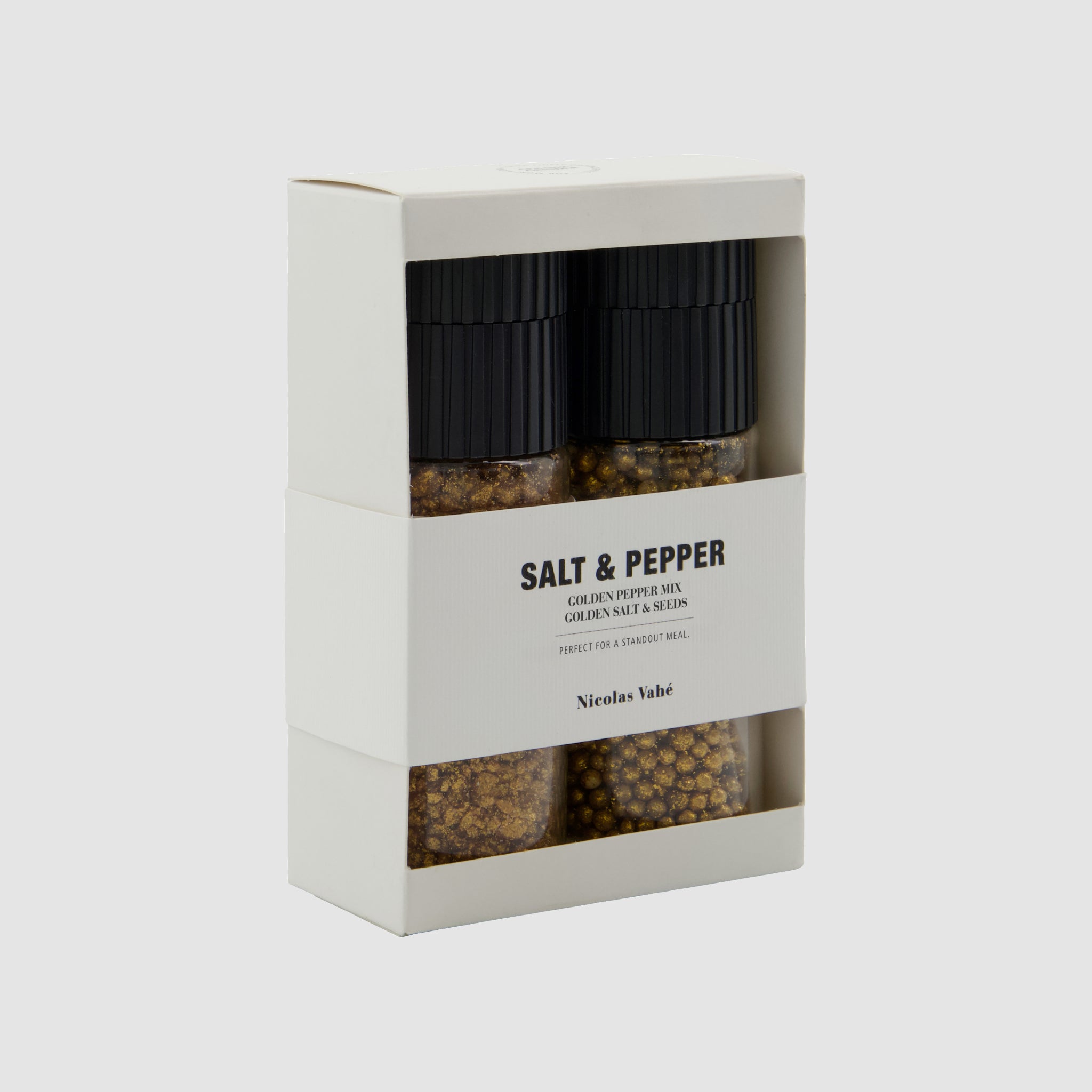 Golden | Conjunto de Sal com Sementes e Pimenta
