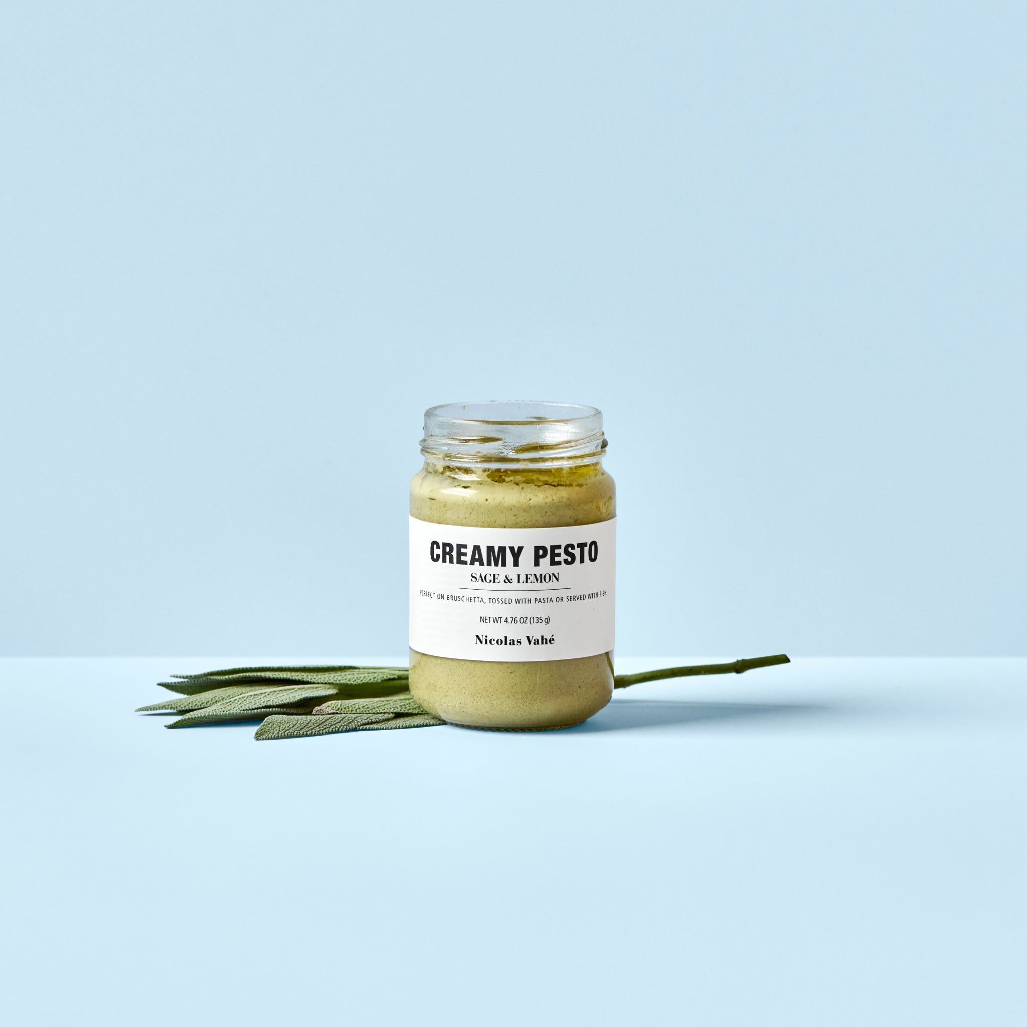 Creamy Lemon and Sage Pesto