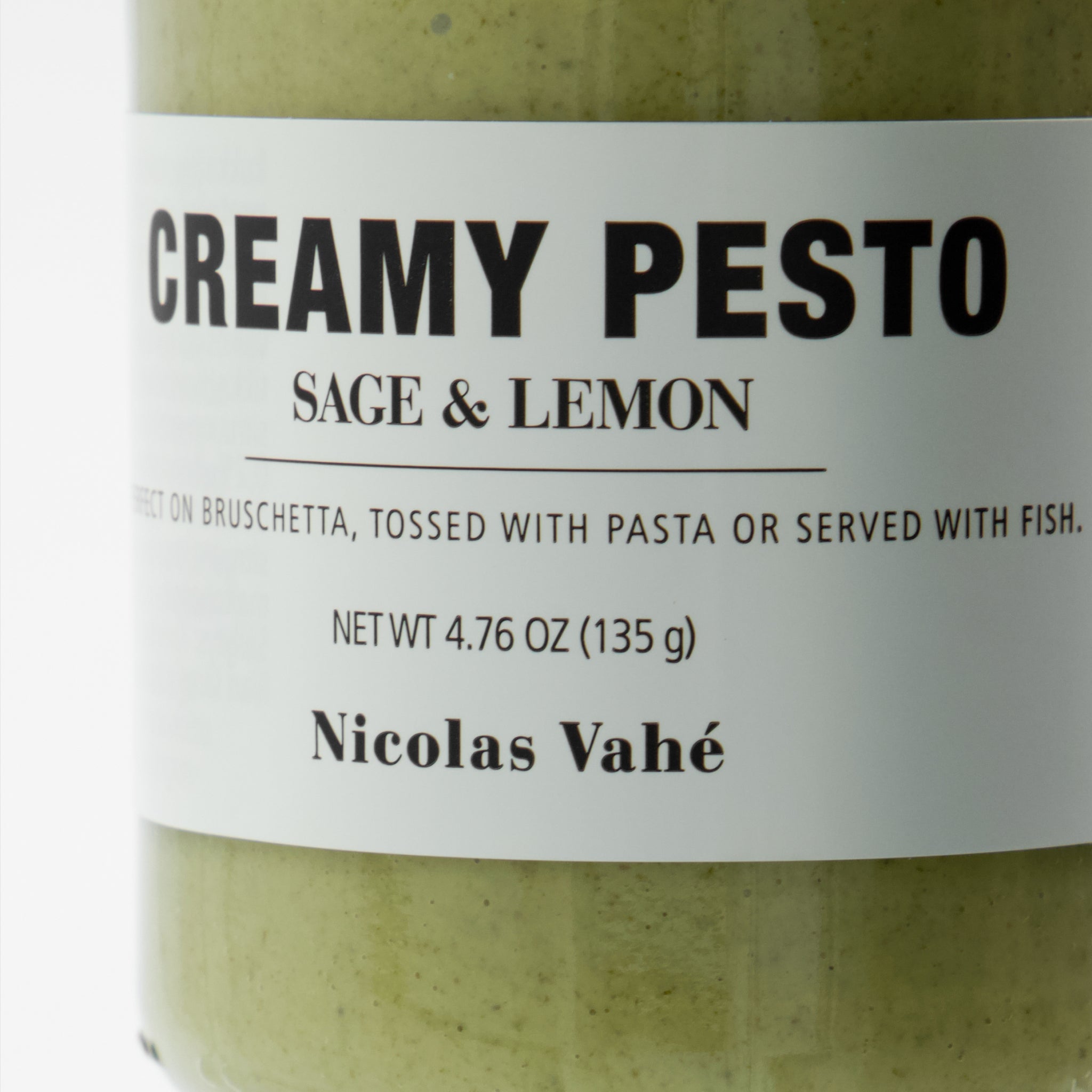 Pesto Cremoso com Limão e Sálvia