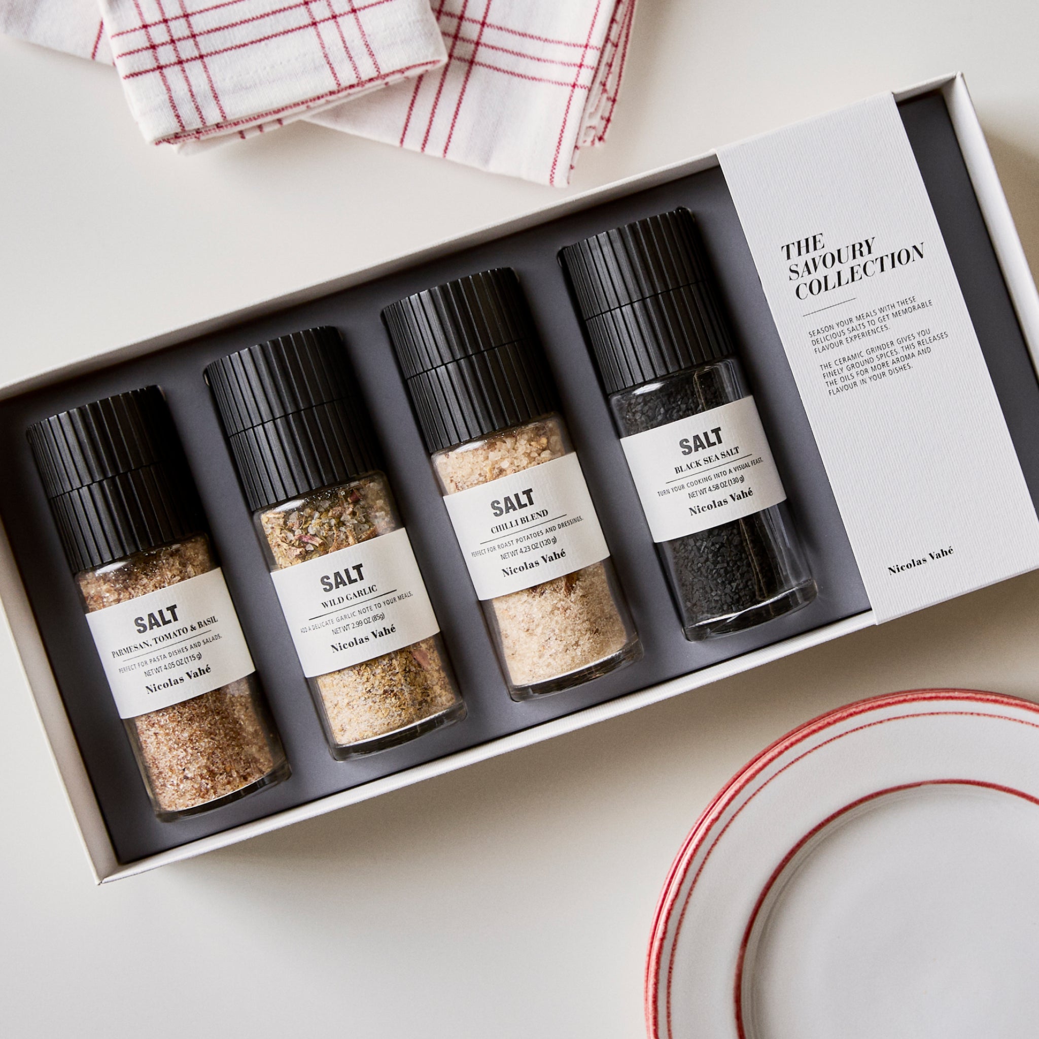 Savoury | Conjunto de 4 Sais Aromatizados | 450 g