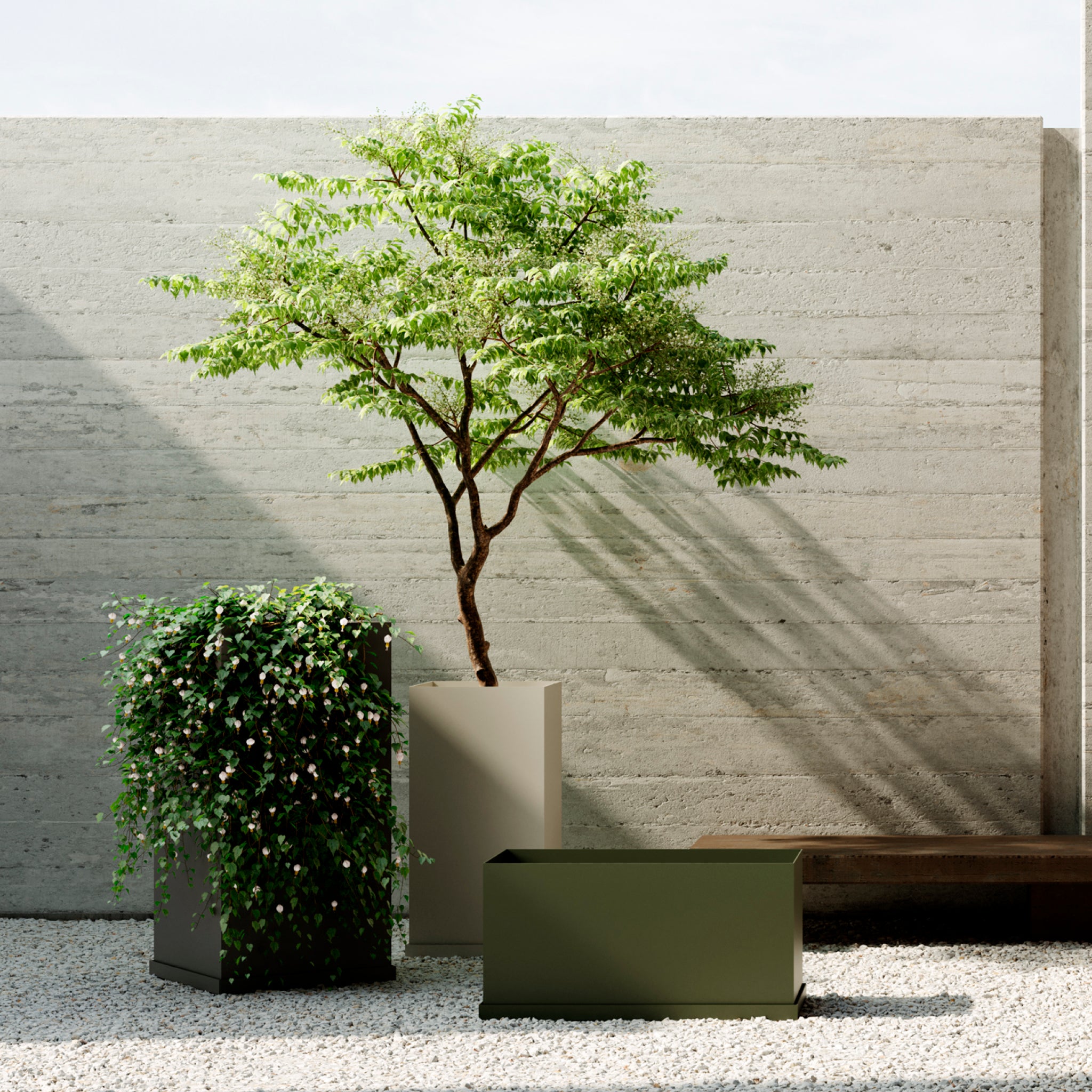 Hi Pots | Rectangular aluminium planter