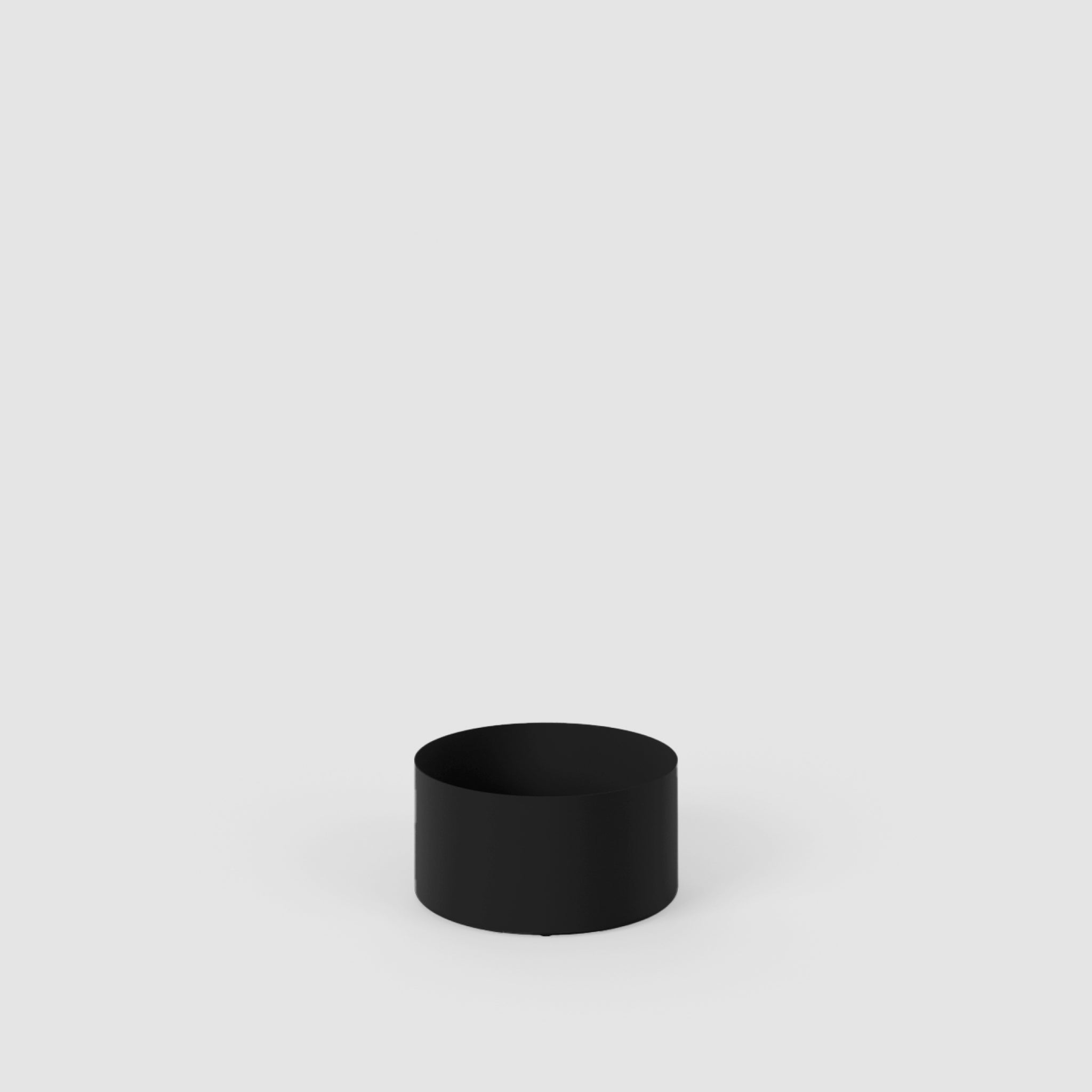 Hi Pots | Round low aluminium pot