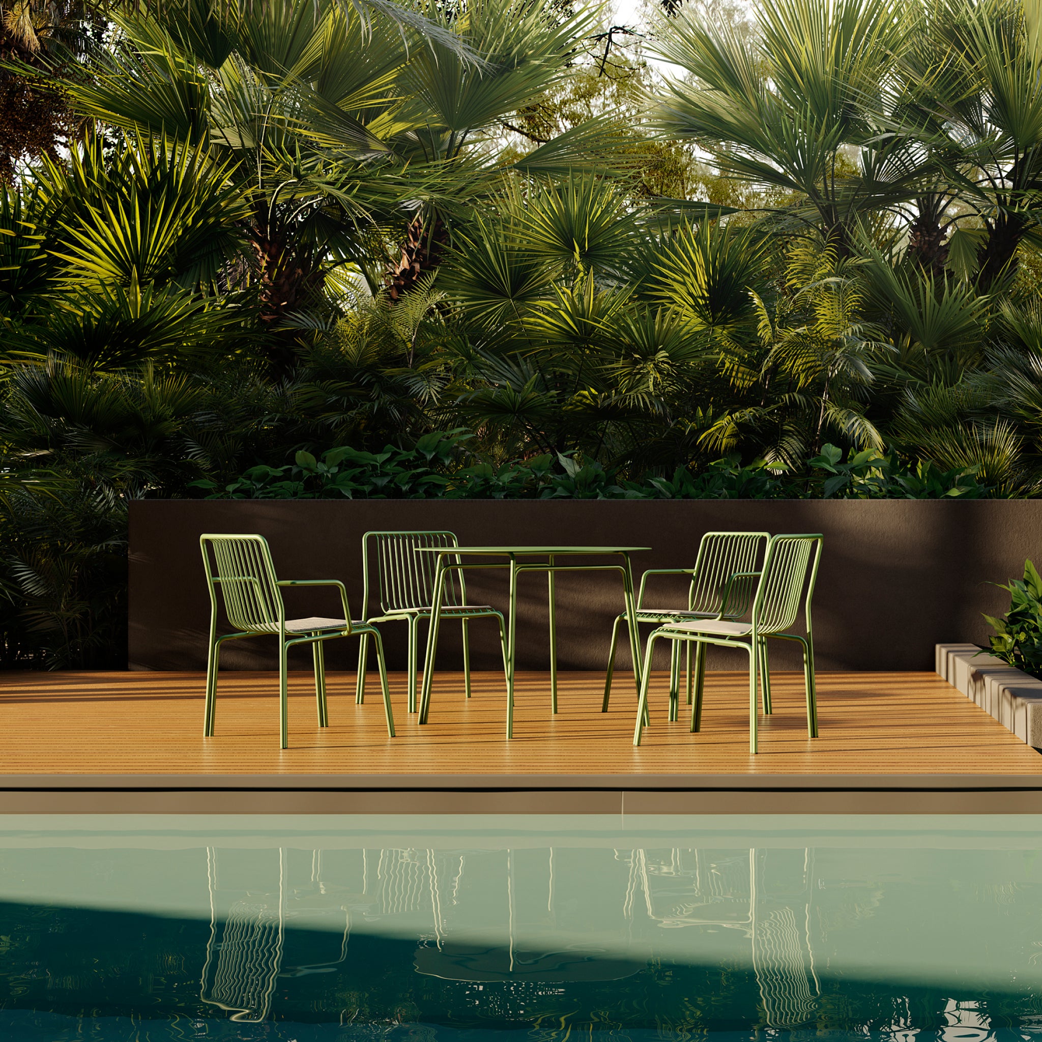 Nº12 | Mesa de jantar redonda em alumínio