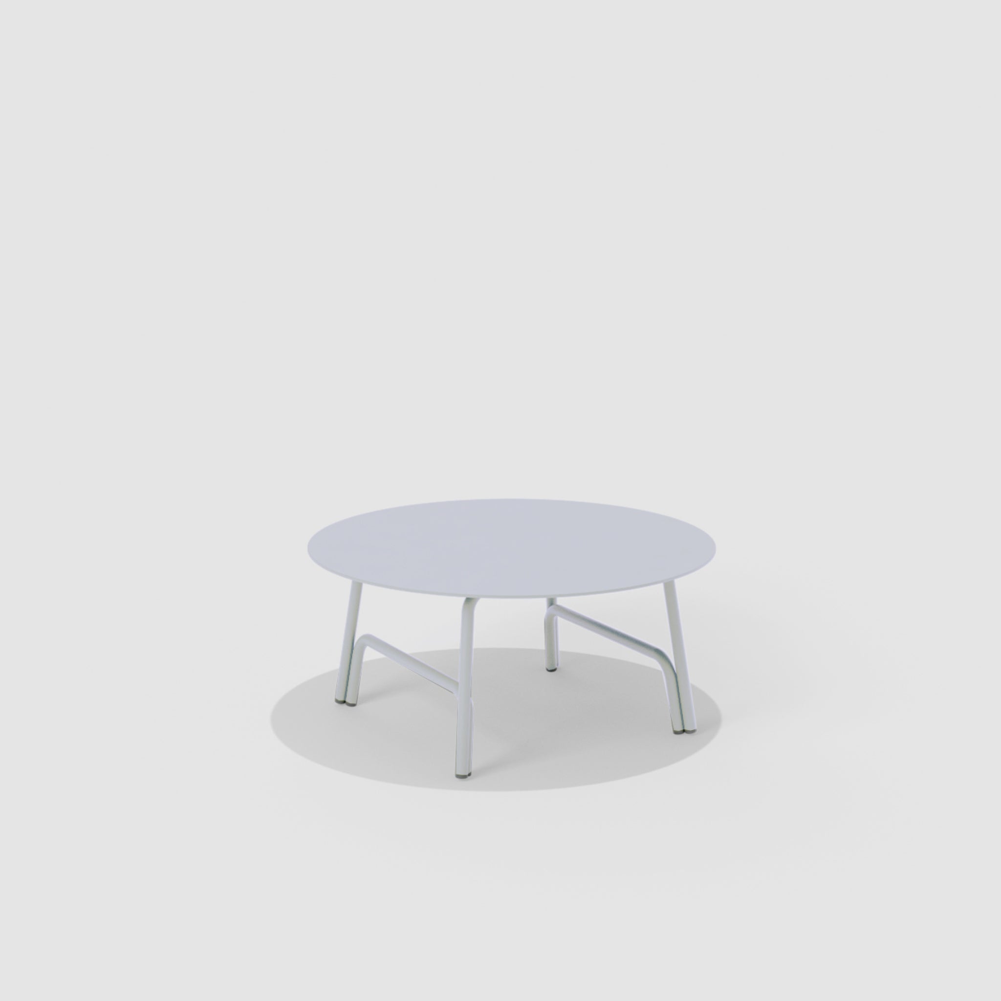 Nº12 | Mesa de centro redonda para exterior em alumínio