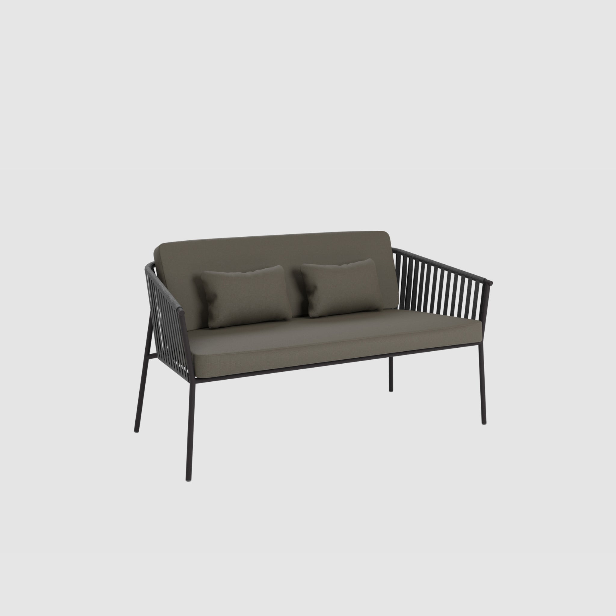 Twist | Sofá 2 Lugares em alumínio e corda