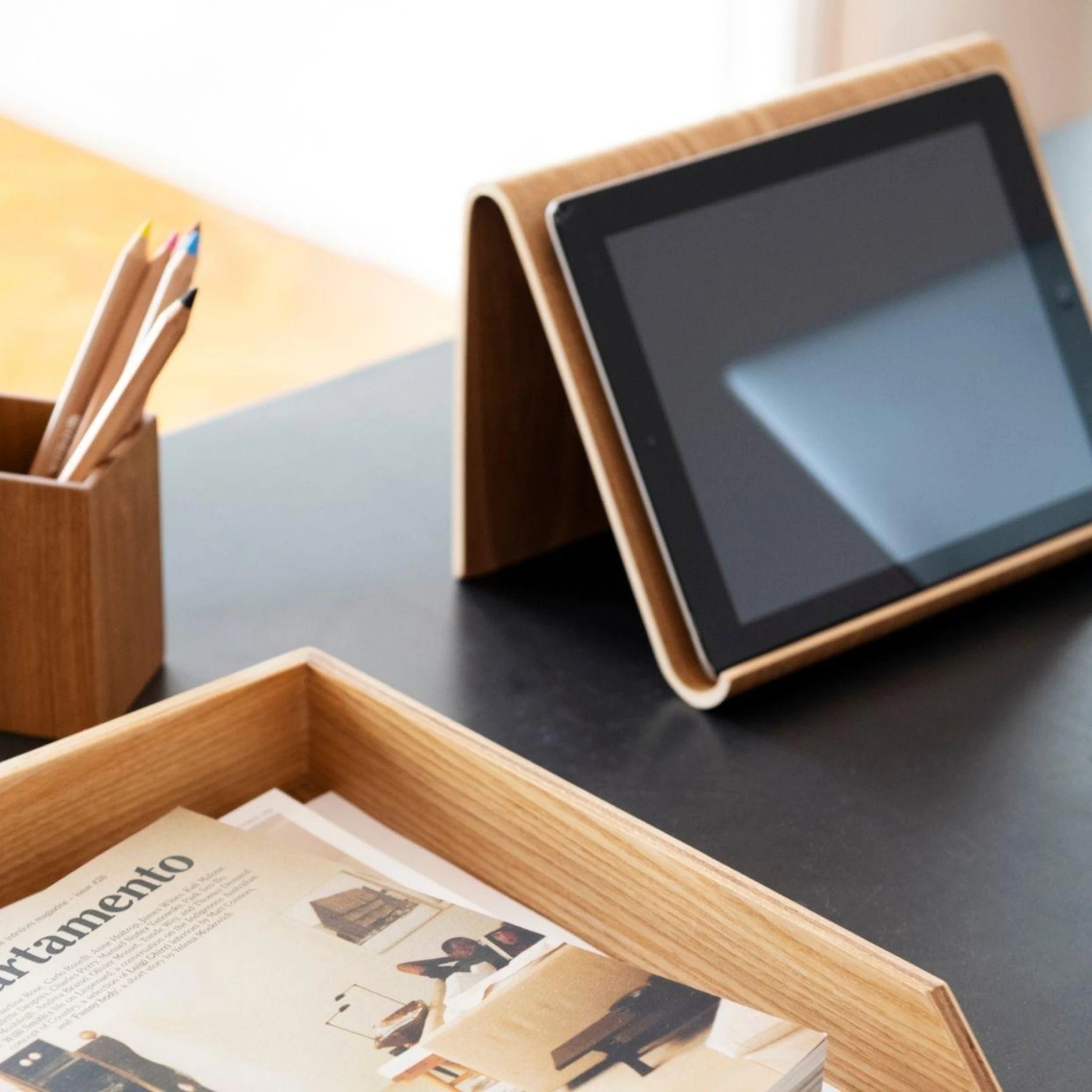 Suporte para Tablet em Madeira
